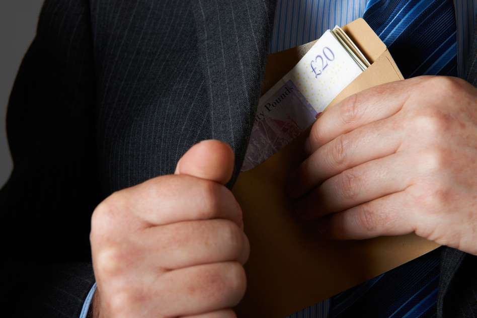 Businessman hiding money (divorce financial consent order)